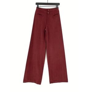 VTG NOVA Wide Leg Pants Burgundy (2/4)